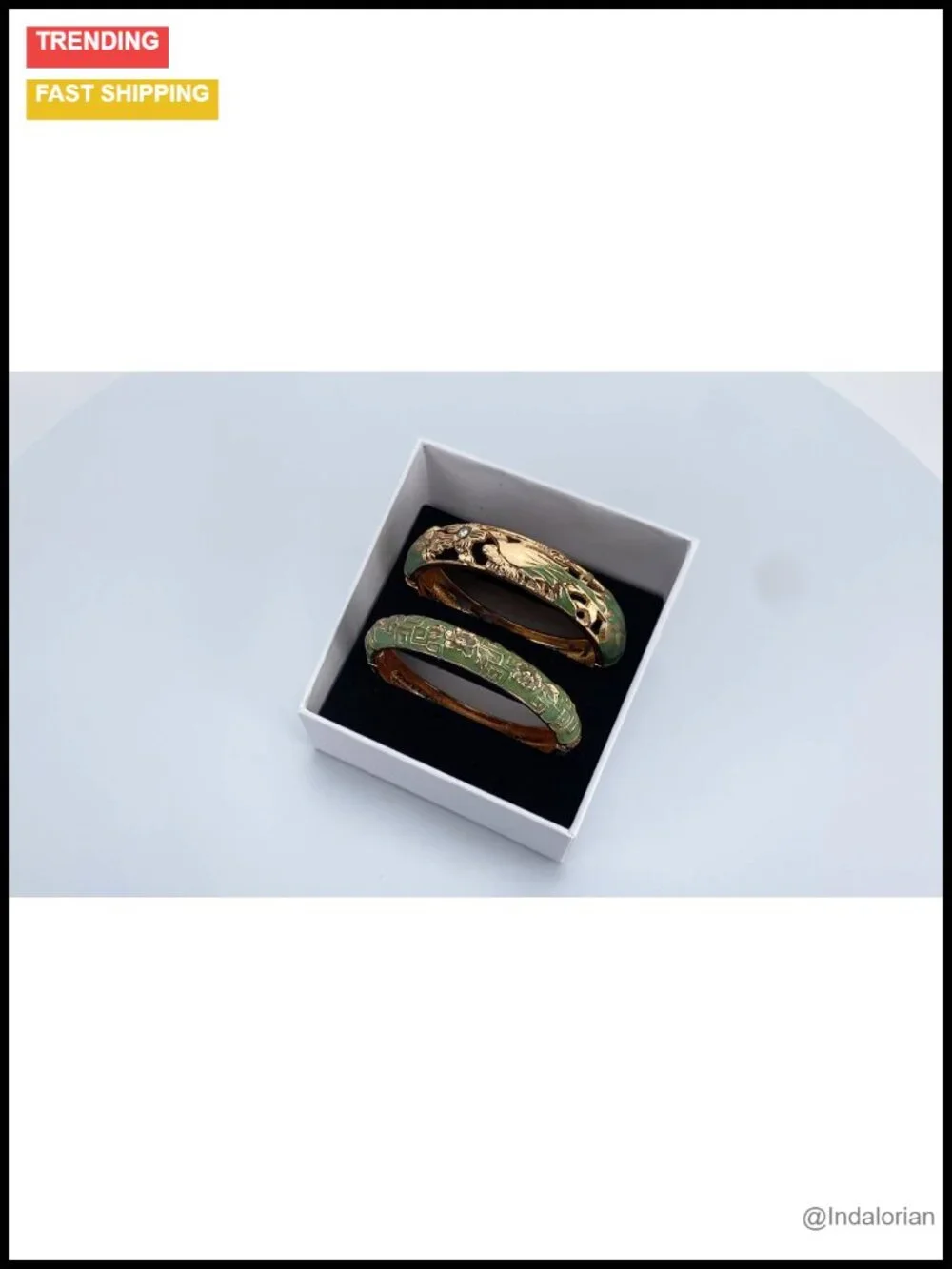 Handcrafted Alloy and Crystal Bangle Bracelet with Enamel Bird Floral Design,